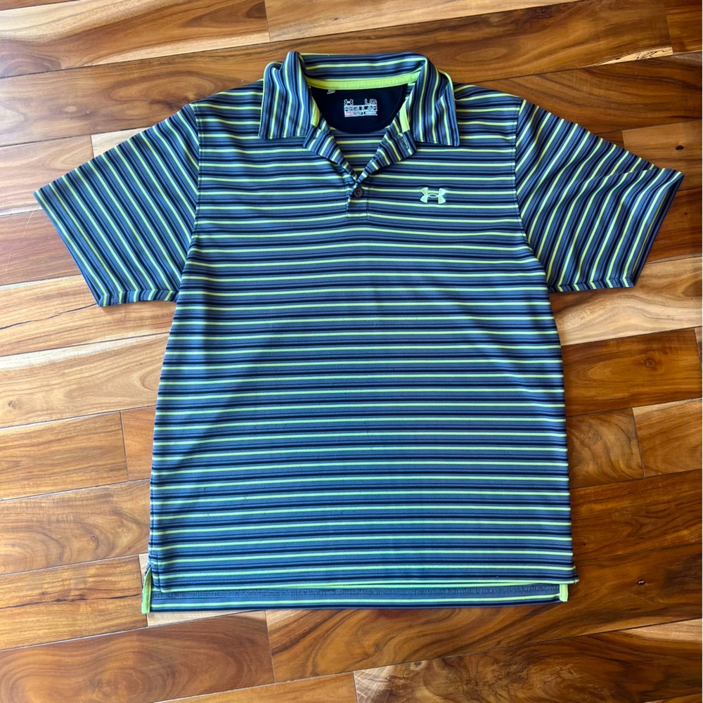 Under Armour Striped Polo Shirt